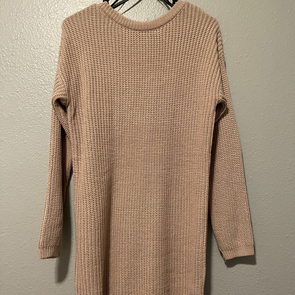 Long sleeve sweater dress